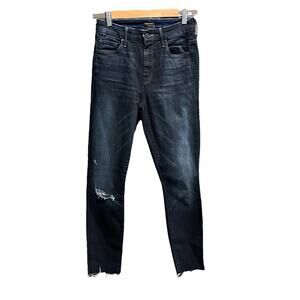 Mother‎ HW Looker Ankle Fray Night Owl Women's Jeans Size 25